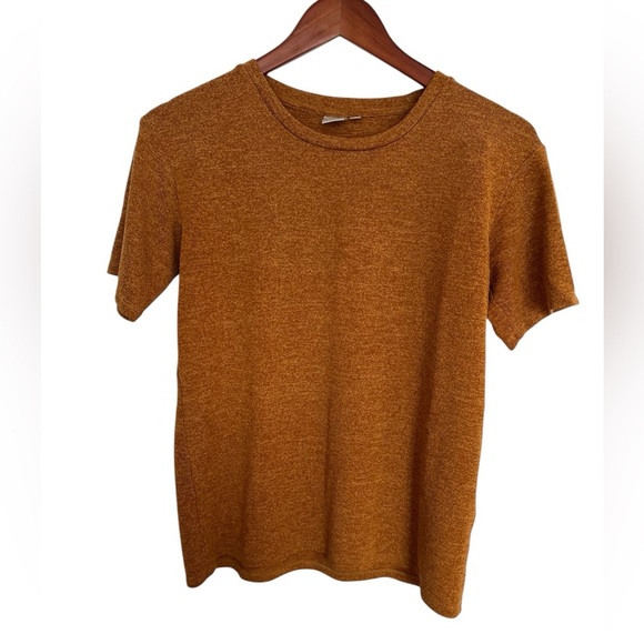 Twik Mustard Yellow Crew Neck T-Shirt relaxed fit size XS - Picture 1 of 5